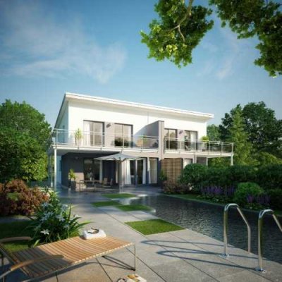 Platz für alle! Exklusiver lichtdurchfluteter Neubau aus dem Hause BIEN ZENKER inkl. Baugrundstück