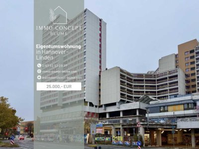 Provisionsfreie Kapitalanlage: 1-Zimmer-ETW im Ihmezentrum zu fairem Kaufpreis