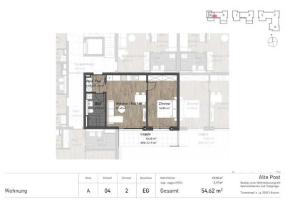 Willkommen im Wohnquartier "Alte Post"  - Neubau von 107 Wohneinheiten