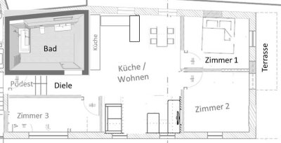 4 Zimmer Wohnung mit Balkon in Heilbronn-Neckargartach