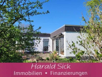 WOHNEN AUF EINER EBENE, BUNGALOW IN RUHIGER ORTSRANDLAGE!