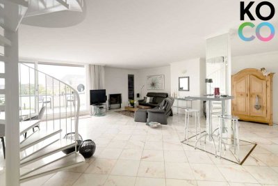 Maisonette mit sonniger Loggia in Düsseldorf-Heerdt!