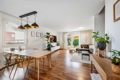 Moderne Doppelhaushälfte mit Effizienzklasse A, Fußbodenheizung, Garten und 2 Außenstellplätzen