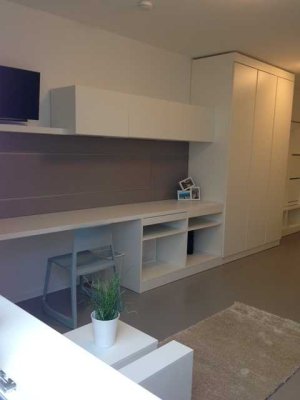 Moderne 1-Zimmer Wohnung mit Gartenmitbenutzung in Heidelberg-Bahnstadt