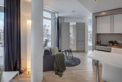 Helle Möblierte 1 Zimmer Wohnung München Bogenhausen