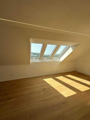 Lichtdurchflutete Dachgeschosswohnung im Effizienzhaus 55 - Stilvoll wohnen auf 57m²