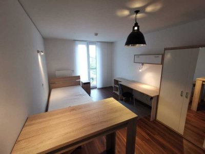 Modernes und voll möbliertes 1-Zimmer-Appartemen in EG