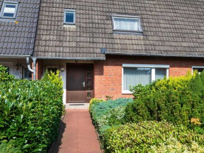 Gepflegtes Reihenmittelhaus mit Garten, ruhig und zentral in Husum gelegen.