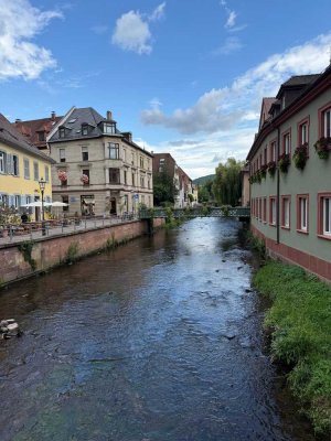Denkmalgeschützte Traumwohnung mit Blick auf Alb in Ettlingen