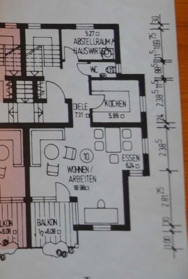 Gepflegte 3,5-Zimmer Maisonette in Langenargen mit Garage