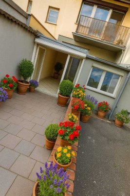 Barrierefreie 2-Zimmer-Wohnung mit Terrasse im Erdgeschoss