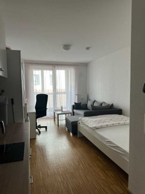 1-Zimmer-Studenten-Appartement teilmöbliert mit Einbauküche