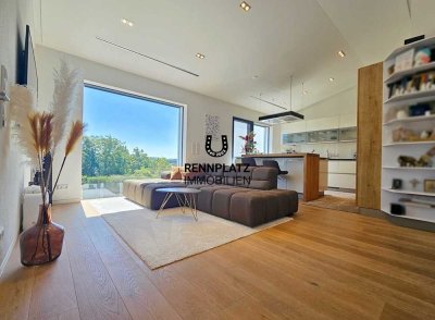 Teilmöblierte 2,5-Zimmer-Luxuswohnung mit Dachterrasse und Whirlpool. Frei ab 15.09.