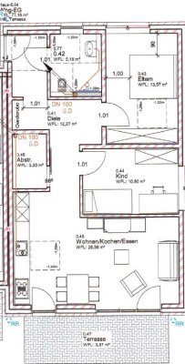 schöne EG Wohnung mit Garten, 3 Zimmer mit Carport Stellplatz