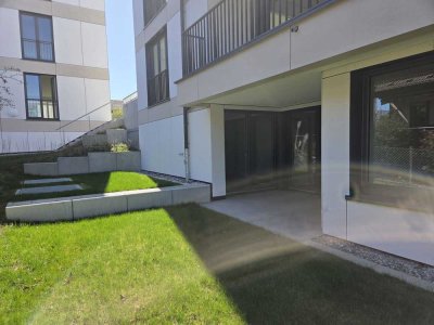Bezugsfertig, Großzügige 3-Zimmer-Wohnung mit Gartenanteil