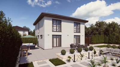 Moderne Stadtvilla mit großzügigem Raumkomfort