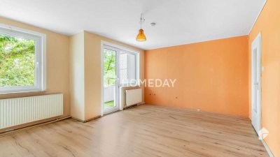 Gr0ß-Buchholz: Helle 2-Zimmer-Wohnung mit Loggia – Ruhiges Wohnen in gepflegter Anlage