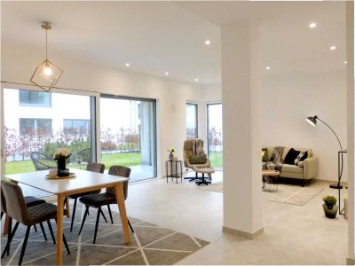 Großzügige Erdgeschosswohnung im Bauhausstil
