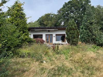 weitläufiges Grundstück in angrenzender Waldlage mit ausbaufähigem Einfamilienhaus