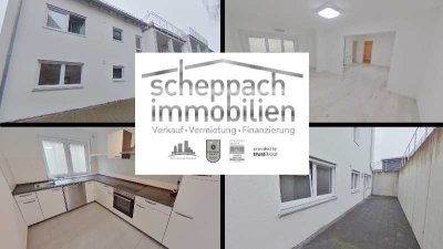 Moderne Souterrain-Terrassenwohnung (KfW70-Haus) in Elchingen!