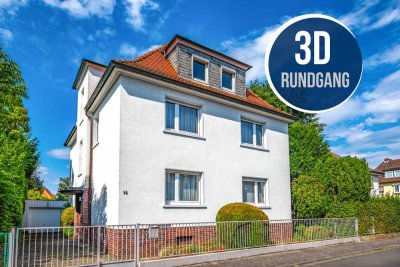 Hanau-Musikerviertel: Großzügiges Ein- / Zweifamilienhaus mit wunderschönem Garten in begehrter Lage
