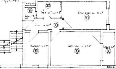 zentral gelegene 2-Zi.-Wohnung, 4.OG, mit Aufzug, Küche, Balkon und Garage in Neuötting