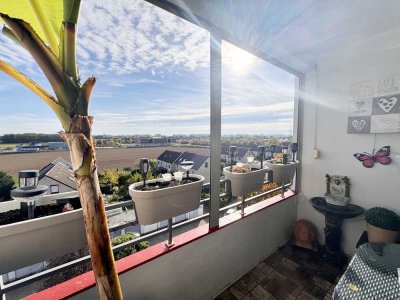 Attraktive Wohnung in Monheim – viel Licht, großzügiger Balkon, schöner Ausblick