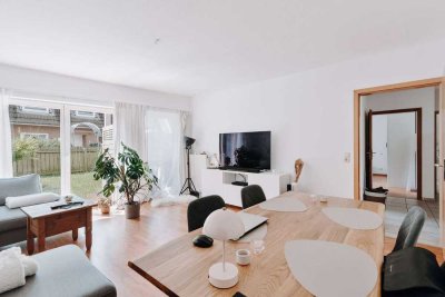 Charmante 3-Zimmer-Wohnung mit Gartenanteil und sonniger Terrasse