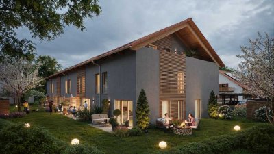 Baubeginn erfolgt in Kürze: Modernes Reiheneckhaus mit toller Ausrichtung in guter Lage von Eresing