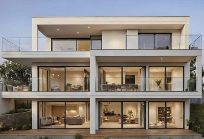 Exklusive 2-Zimmer Terrassenwohnung mit nachhaltiger Architektur und Weitblick