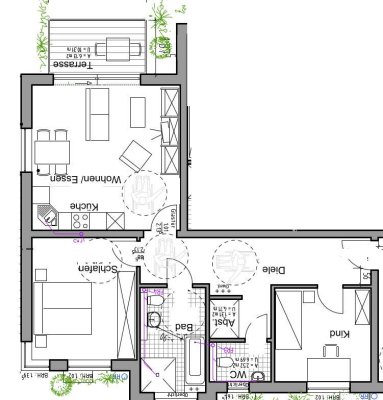 3-Zimmer Neubauwohnung WBS erforderlich