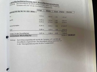 Ebenerdige  1-Raum-EG-Wohnung mit EBK in Schongau mit Terrasse
