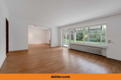 Düsseldorf-Lohausen, 2-Zimmer-Gartengeschosswohnung in solidem 4-Parteienhaus