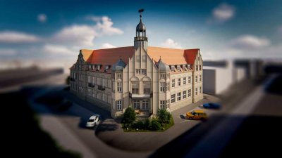 Geräumige Hochparterre Wohnung direkt in Einbeck mit Blick auf den Park!