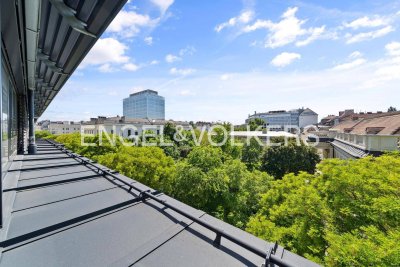 Klimatisiertes City Apartment mit Blick ins Grüne nahe Rochusmarkt