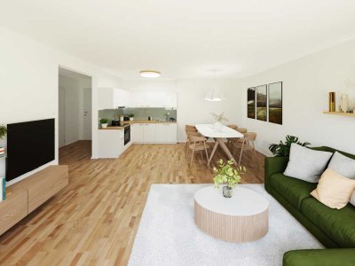 ERSTBEZUG: KfW 40 Plus - 2-Zimmer-Wohnung am Botanischen Garten.