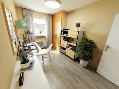 Schöne 3-Zimmer-EG-Wohnung mit Balkon!