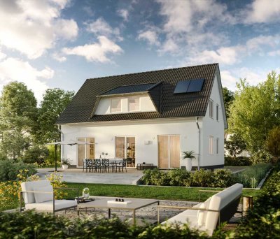 Einfamilienhaus-Keller-Neubau-Festpreis-Stein auf Stein-Super Bauplatz