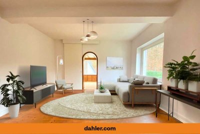 Charme & Großzügigkeit – 11-Zimmer-Altbau mit Wintergarten und Einbauküche in naturnaher Stadtlage