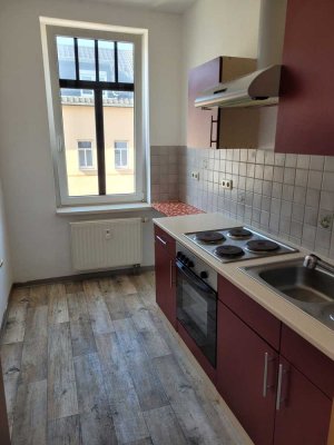 Sanierte und modernisierte 49 qm 3-Raum Wohnung mit großen Fenstern, hohen Decken, Garten,