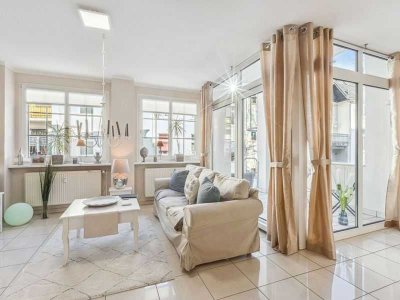 Attraktive 3-Raum-Loft-Wohnung mit EBK und Balkon, Nähe Nordbahntrasse