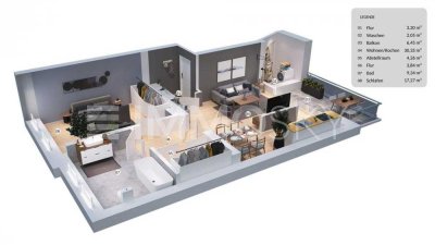 Schöne 2-Zimmerwohnung in ruhiger Lage