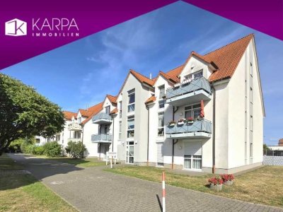 Ebenerdige Wohnung mit 2 Terrassen und Garten im Zentrum von Oschersleben (Bode)
