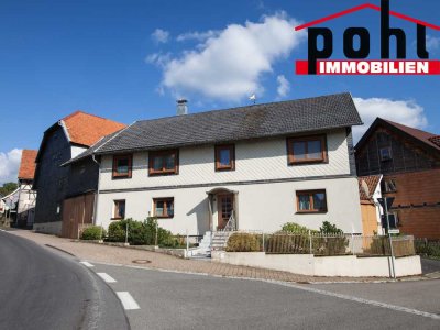 Charmantes Einfamilienhaus mit Scheune und viel Potenzial in zentraler Lage von Eishausen!
