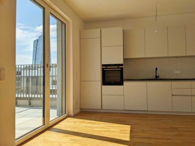 Stilvolle 2-Zimmer Penthaus Wohnung mit sonniger Dachterrasse und geh. Innenausstattung  *** Neubau
