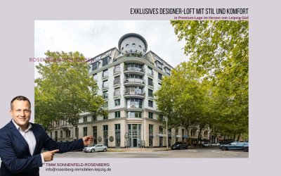 Exklusives 3-Raum-Loft mit offenem Wohnkonzept & Skyline-Feeling - Top Lage Leipzig Zentrum-Süd
