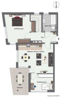 Erstbezug-attraktive Wohnung in Pasing-Obermenzing über 2 Ebenen