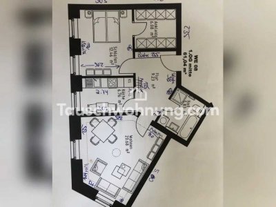 Tauschwohnung: Tausche 2 Zi. (Zentrum) gegen 4-Zi. (West/Süd)