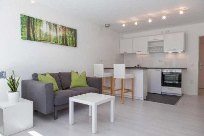 Möblierte 1-Zimmer Wohnung mit Balkon und Stellplatz