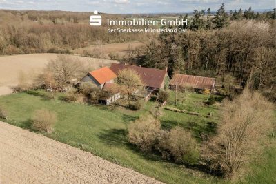 Liebhaberobjekt (Erbbaurecht) im Außenbereich von Beckum!